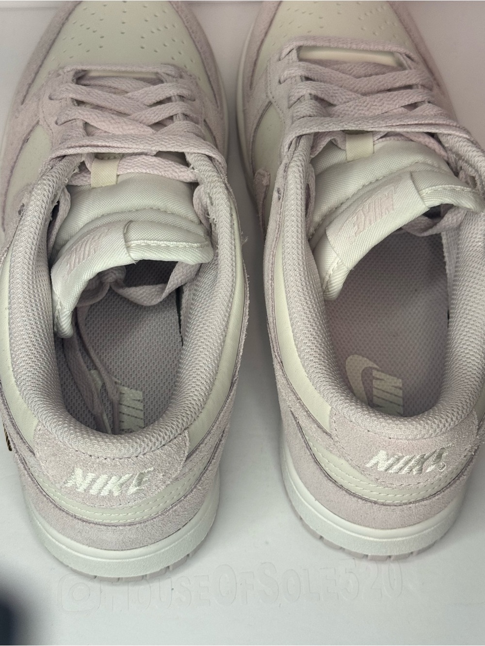 Nike Dunk Low Sail-Pearl Pink. Size 8 Women’s/6.5 Men. - Picture 5 of 6